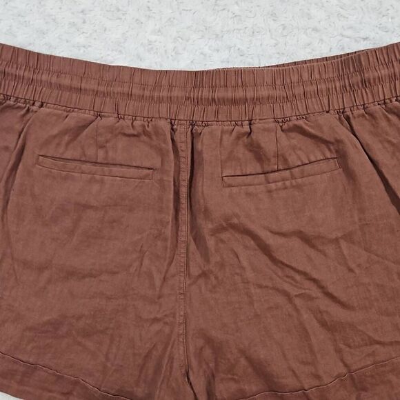 Athleta Cabo Linen 4" Short womens Size 22 Hearth Rose Lounge Summer NWOT - Picture 6 of 8